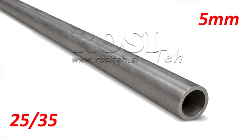 TUBE HONÉ H9 POUR CYLINDRE HYDRAULIQUE 25/35 - 5mm (1000mm)