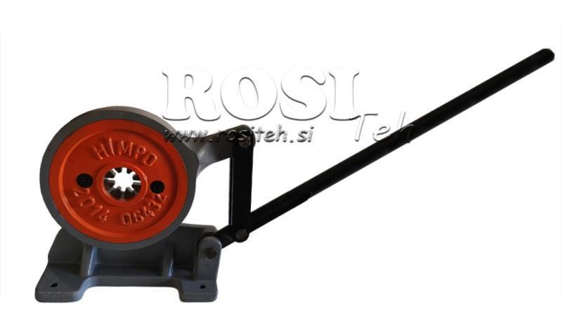 MACHINE À RESSERRER MANUELLE POUR TUBES BASSE PRESSION 8-35mm 8 DENTS AVEC PROTECTION