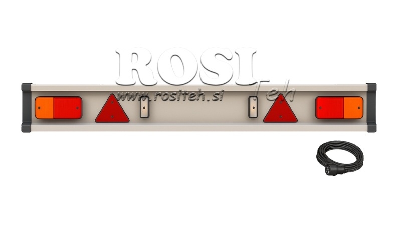 BARA DE REMORQUE AVEC LUMIÈRES 2150mm