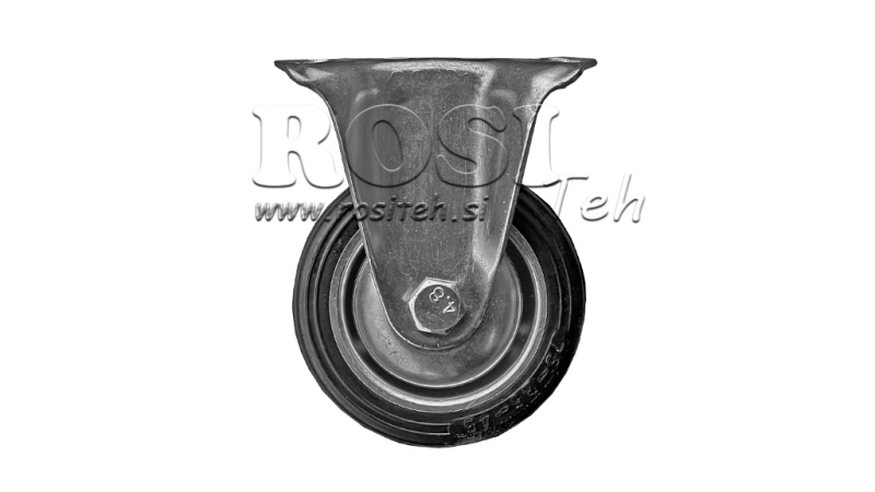 ROUE 75 mm AVEC BASE FIXE