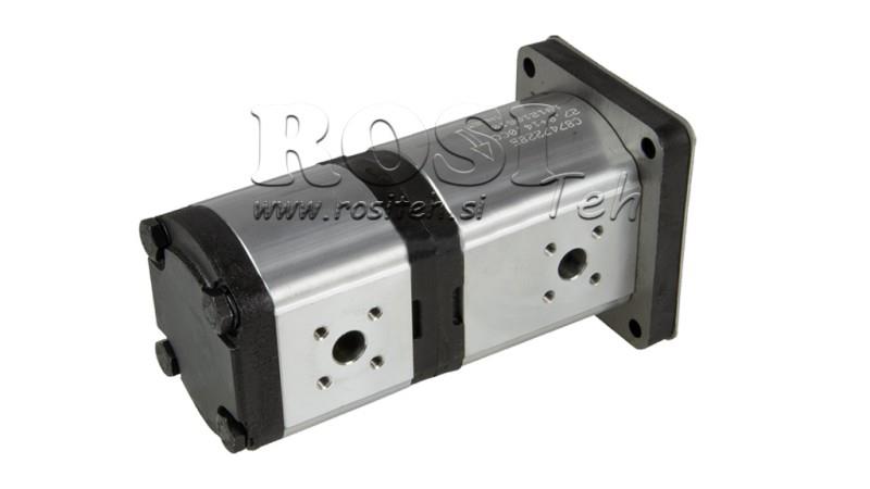 POMPE HYDRAULIQUE TRACTEUR - OEM 87472285 - CNH SÉRIE T4 26 15 cc GAUCHE