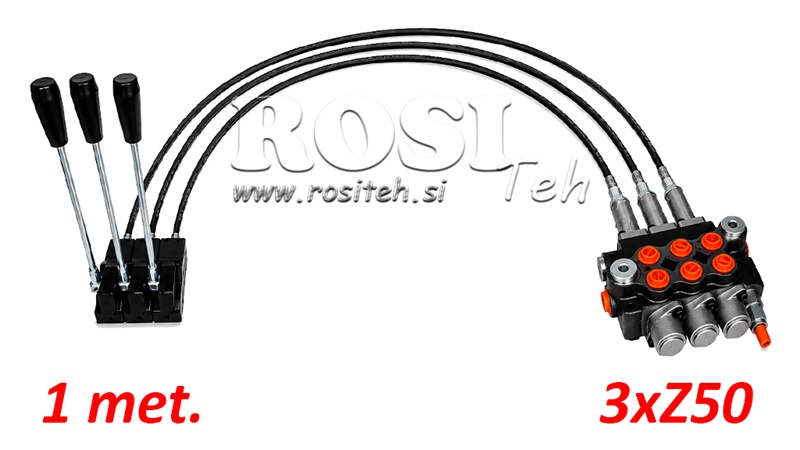 KIT 3xZ50 + JOYSTICK 1 POZ L1000