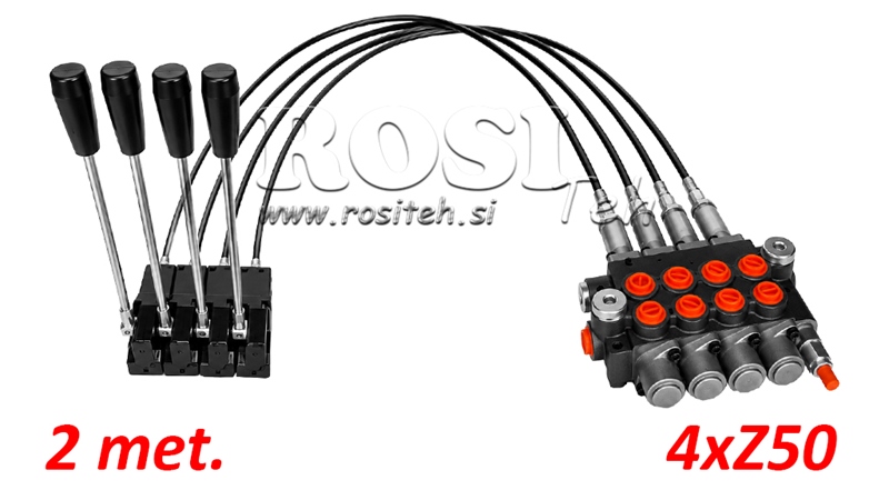 KIT 4xZ50 + JOYSTICK 1 POSITION L2000