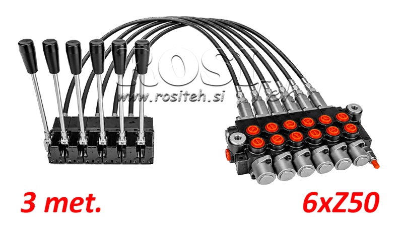 KIT 6xZ50 + JOYSTICK 1 POZ L3000