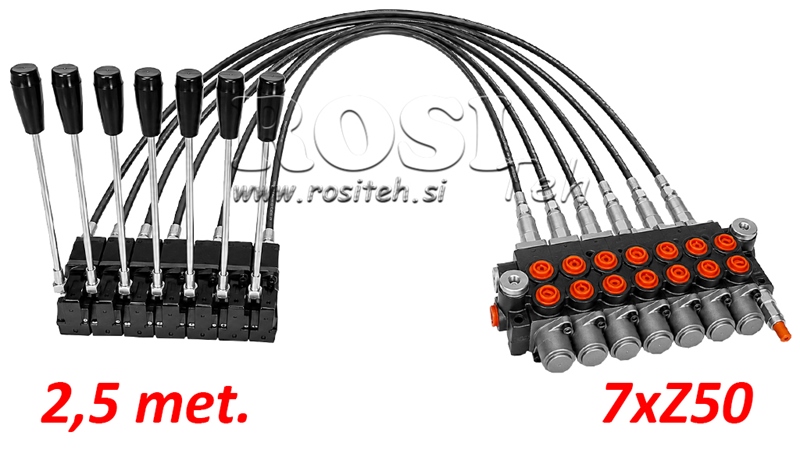 KIT 7xZ50 + JOYSTICK 1 POSITION L2500