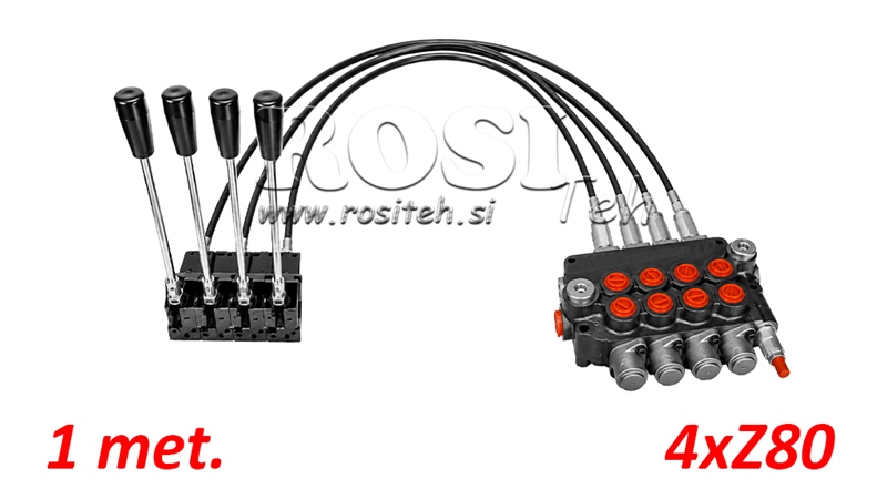 KIT 4xZ80 + JOYSTICK 1 POZ L1000