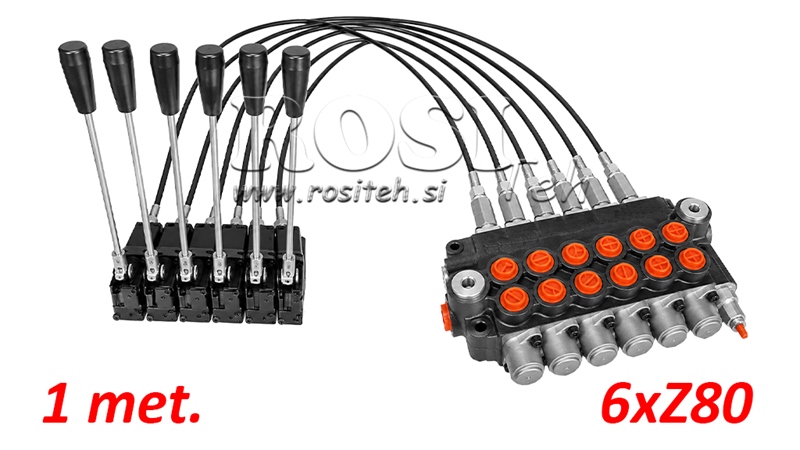 KIT 6xZ80 + JOYSTICK 1 POSITION L1000