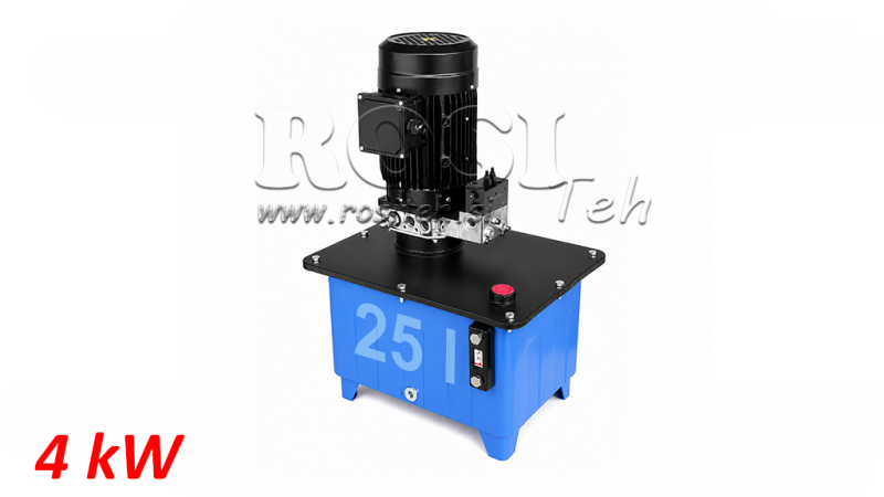 CENTRALE HYDRAULIQUE -RHA- 25lit POUR TRANSPORTEUR DE GRANGE