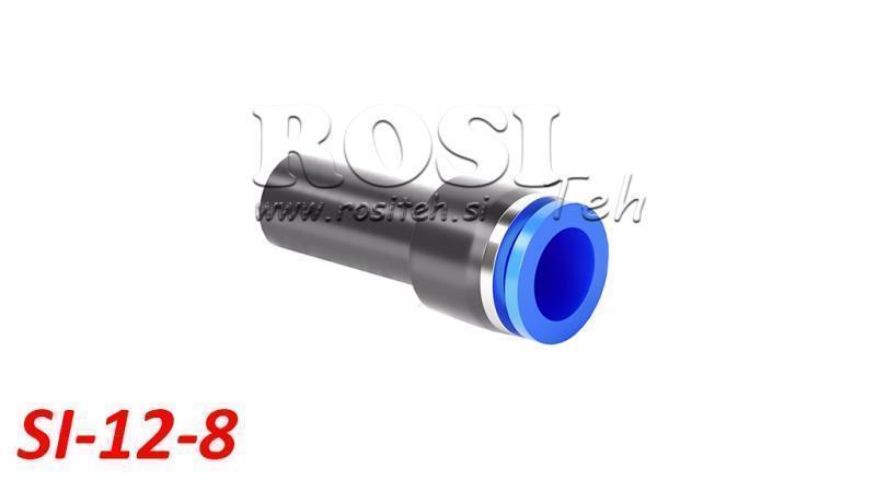 CONNECTEUR RÉDUCTEUR PNEUMATIQUE TPA SANS FILET SI-12-8