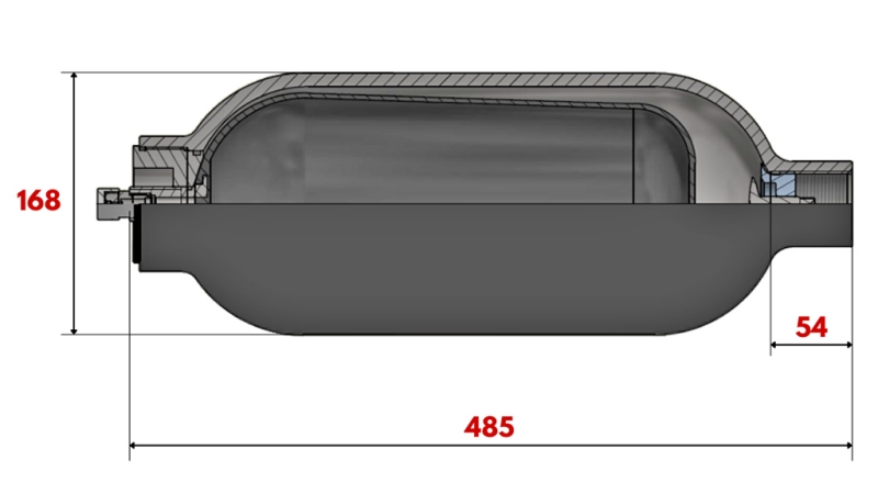 ACCUMULATEUR HYDRAULIQUE 6 LIT - BSP 1