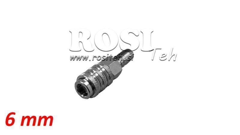 RACCORD PNEUMATIQUE RAPIDE FEMELLE ÉPICÉA 6mm - DN7.2