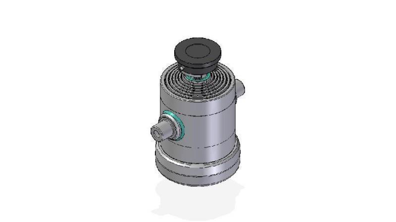 7029S -CYLINDRE TÉLESCOPIQUE STANDARD/BALLON 7 ÉTAPES COURSE 1492 DIAMÈTRE 240