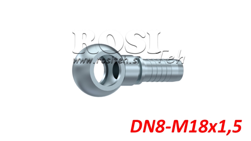 RACCORD ŒIL HYDRAULIQUE DN8-M18X1,5
