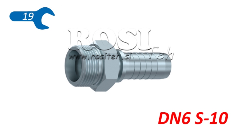 HIDRAVLIČNI PRIKLJUČEK CES 10 S MOŠKI DN6-M18x1,5