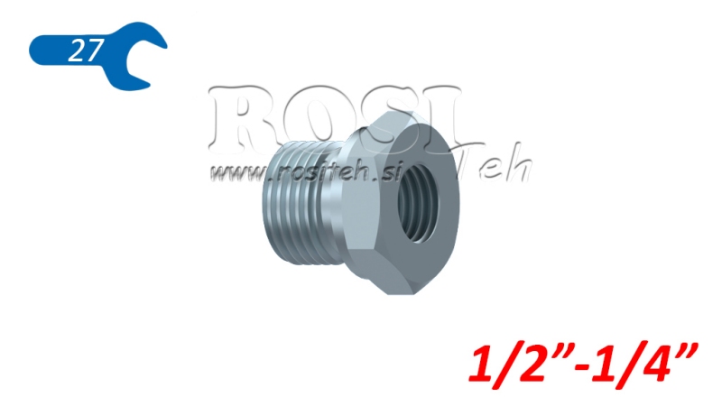 HIDRAVLIČNI ADAPTER MOŠKI-ŽENSKI 1/2-1/4