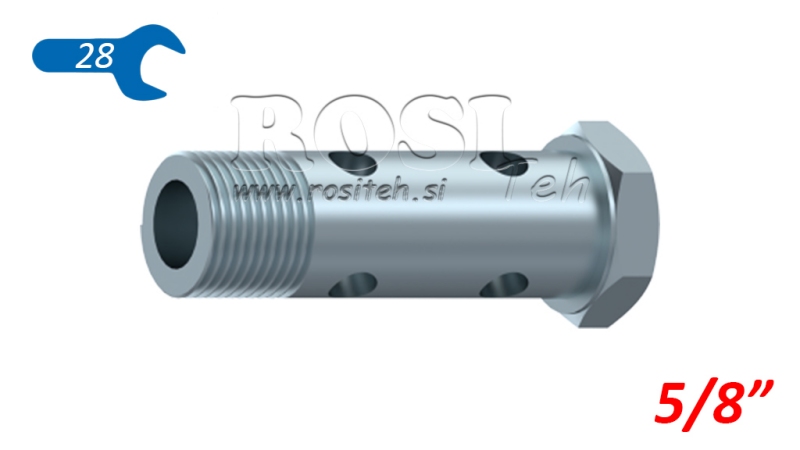 HIDRAVLIČNI VOTLI VIJAK DVOJNI 5/8