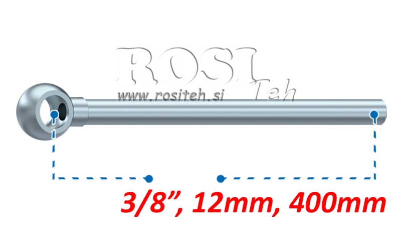 TUBE BANJO HYDRAULIQUE 3/8 400mm