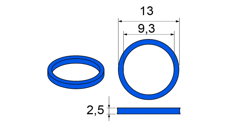 JOINT POUR RACCORD MULTI-FASTER 1/4 PARTIE MOBILE