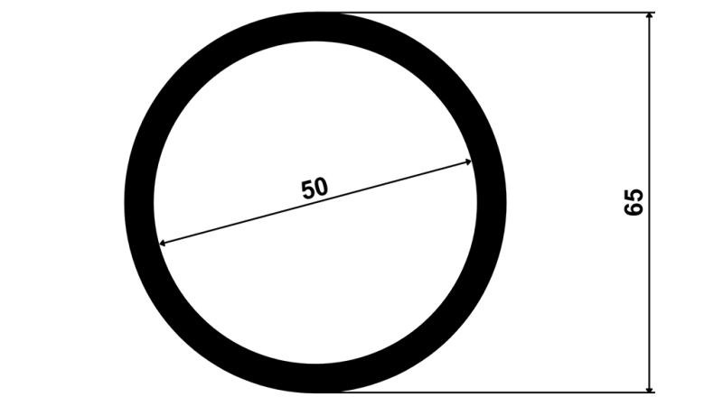 BRIDE À SOUDER 50x65x50