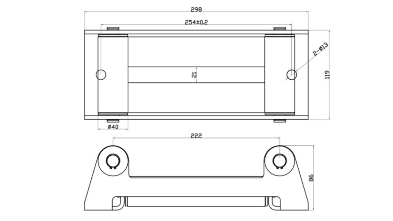 12 V TREUIL ÉLECTRIQUE RS-12000 - 5440 kg - CORDE SYNTHÉTIQUE - ECO