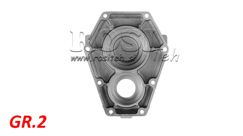 CARTER ARRIERE POUR BOITIER MULTIPLICATEUR D’UNE POMPE HYDRAULIQUE DE GROUPE 2