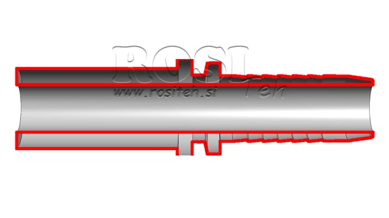 HIDRAVLIČNI PRIKLJUČEK CEVNI PREHOD RAVNI DN13-d.18