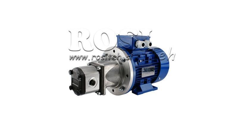 GROUPE D'ASSEMBLAGE DE POMPE HYDRAULIQUE 1 5.8 ccm MOTEUR ÉLECTRIQUE 2.2 KW (débit = 8.2 litres/min)