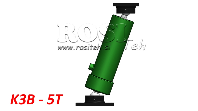 VÉRIN TÉLESCOPIQUE 3 ÉLEMENTS 805MM K3B-5T