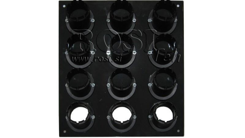 PANNEAU DE MONTAGE POUR LE RANGEMENT DES MÂCHOIRES