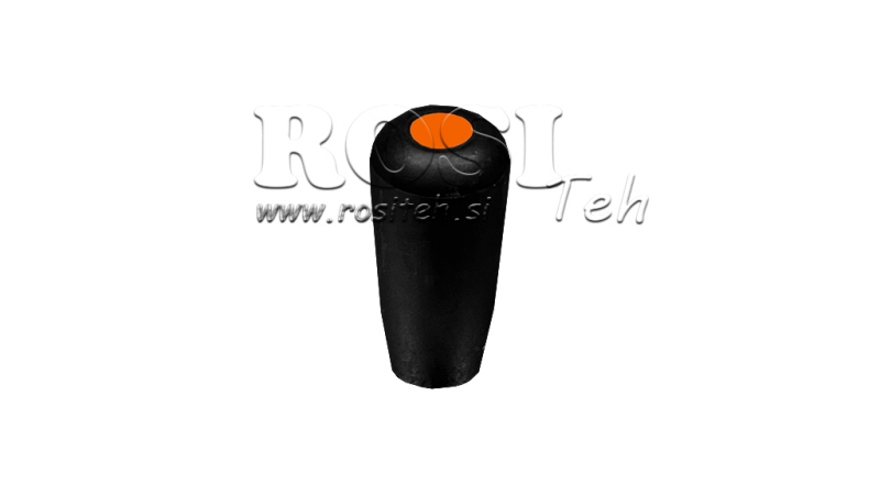 POMMEAU POUR LEVIER DE COMMANDE DE DISTRIBUTEUR HYDRAULIQUE MONOBLOC – Ø 8 MM (MARQUAGE ORANGE)