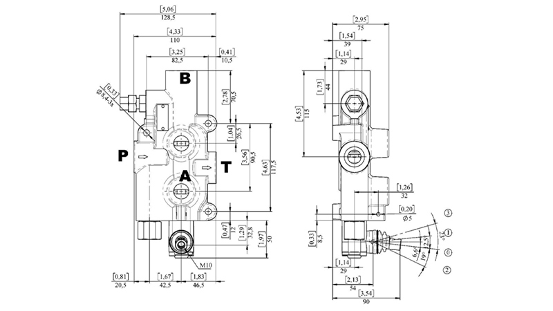 DISTRIBUTEUR FENDEUSE DE BUCHE AUTOMATIQUE A DOUBLE VITESSE -P81 RS
