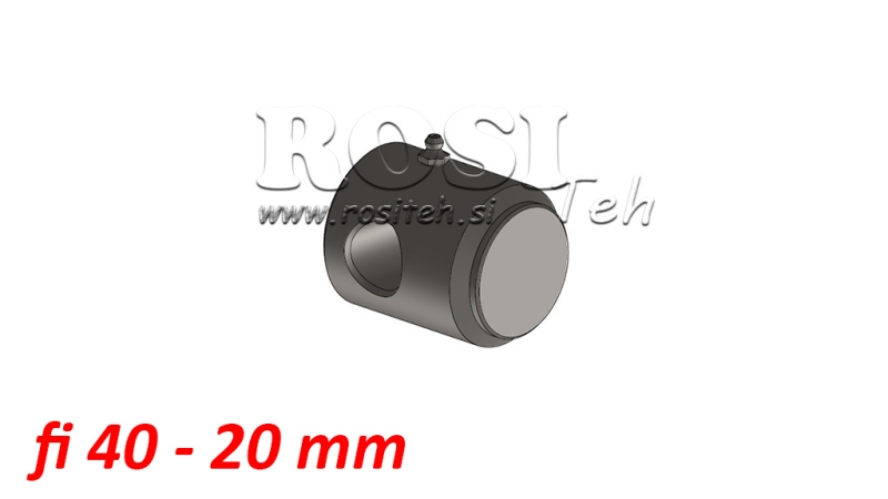 COUVERCLE DE VÉRIN TROU/ORRIFICE Ø40 AVEC TROU 20MM