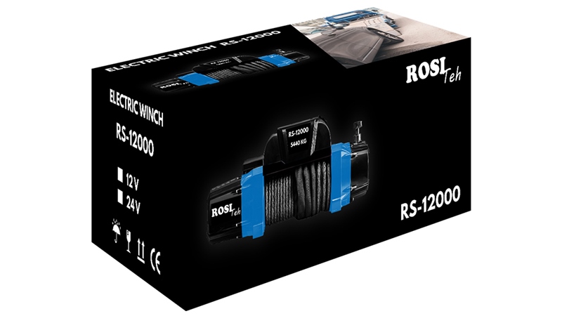 24 V ELEKTRIČNI VITEL RS-12000 - 5440 kg - SINTETIČNA VRV ECO