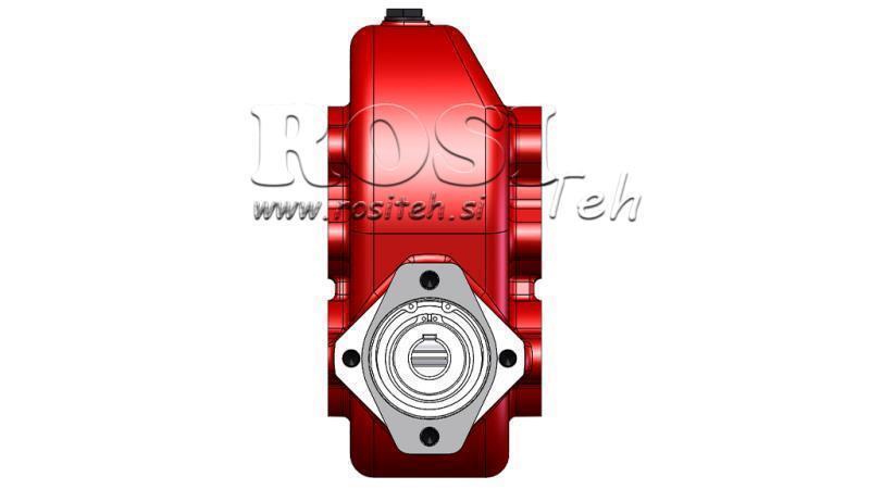 REDUCTEUR – MULTIPLICATEUR RT190 POUR MOTEUR HYDRAULIQUE MP/MR/MS RAPPORT 10.2:1