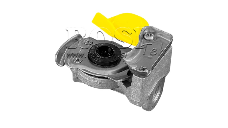 RACCORD RAPIDE MALE POUR AIR JAUNE