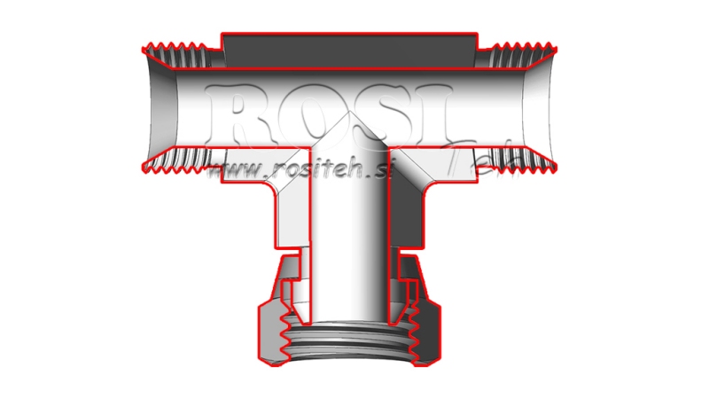 HIDRAVLIČNI T KOM Z VRTLJIVO MATICO CENTRALNO BSP 1