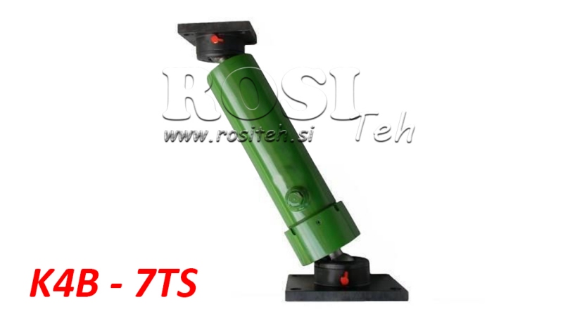 VÉRIN TÉLESCOPIQUE 4 ÉLEMENTS 900MM K4B-7TS