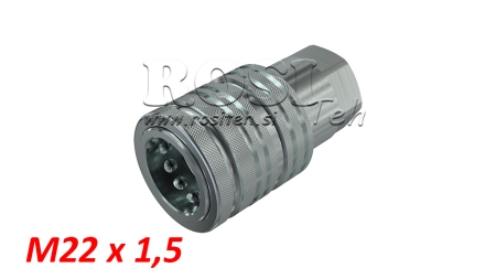 RACCORD RAPIDE TRACTEUR FEMELLE PUSH - PULL M22X1.5