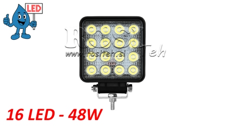 LAMPE DE TRAVAIL LED - LUMIÈRE 16 LED 48W 12V-24V