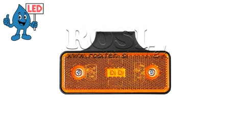 FEU DE MARQUAGE À LED ORANGE 12V