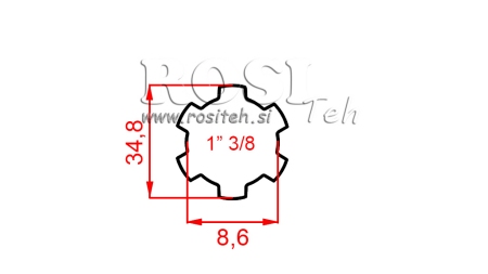 KARDANSKI NASTAVEK PASQUALI 4 VIJAKI
