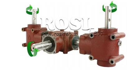 ENSEMBLE DE RÉDUCTEURS 1:1.3 (27HP-20kW) POUR ÉPARPILLEUR L:450 EN FONTE