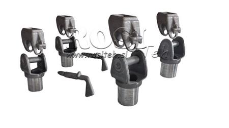 ENSEMBLE DE SUPPORTS POUR CAMION À BENNE KESON CHARGEUR