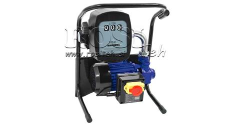 POMPE À CARBURANT DIESEL 600W 40 l/min AVEC COMPTEUR ET PISTOLET DE DISTRIBUTION