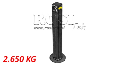 PATTES HYDRAULIQUES BICOURBES 2.65 TON 500MM