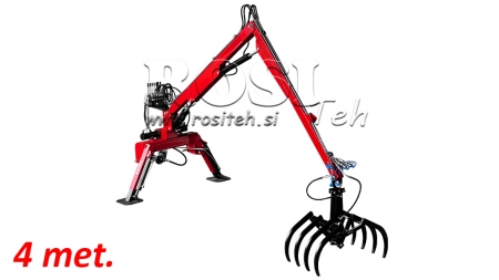 TRACTEUR CHARGEUR HYDRAULIQUE AVEC PATTES HUT 4M