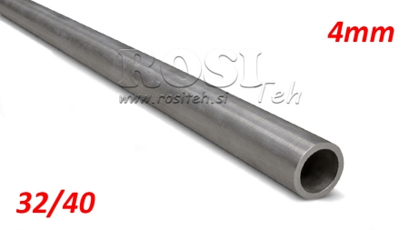 TUBE HONÉ H9 POUR CYLINDRE HYDRAULIQUE 32/40 - 4mm (1000mm)