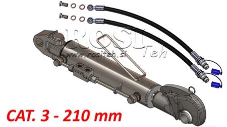 BARRE DE POUSSEE / 3EME POINT HYDRAULIQUE SPECIAL - CAT. 3 - 80/40-210 (90-210 HP) (32,2 mm)