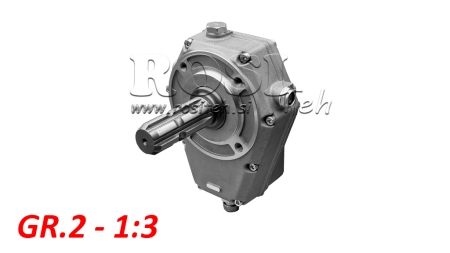 BOITIER MULTIPLICATEUR POUR POMPE HYDRAULIQUE DE GROUPE 2 – 1:3 MALE
