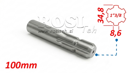 KARDANSKI NASTAVEK 1-3/8 STANDARD (100 mm)